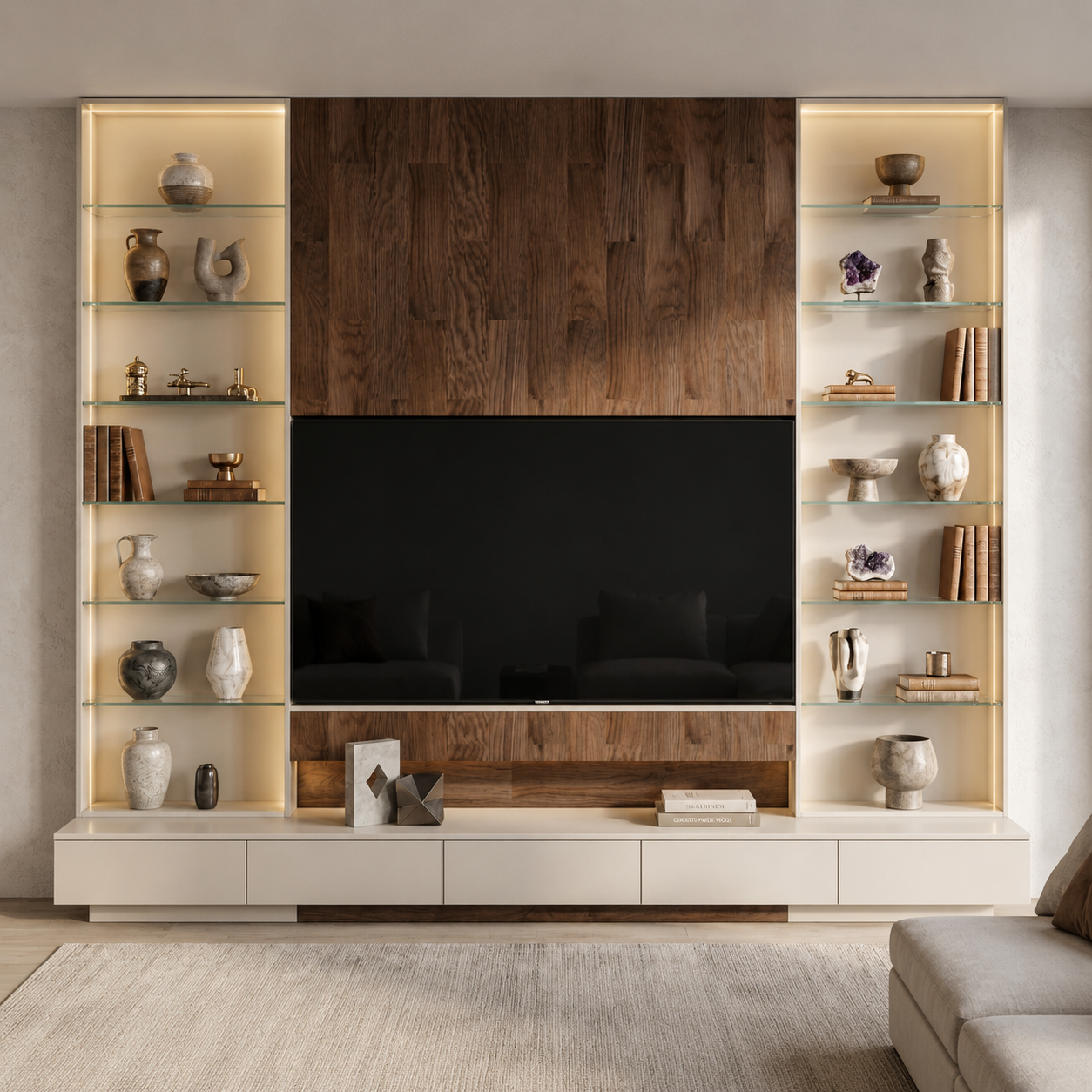 ديكور شاشة ذا غلاس شوكيس 300*260