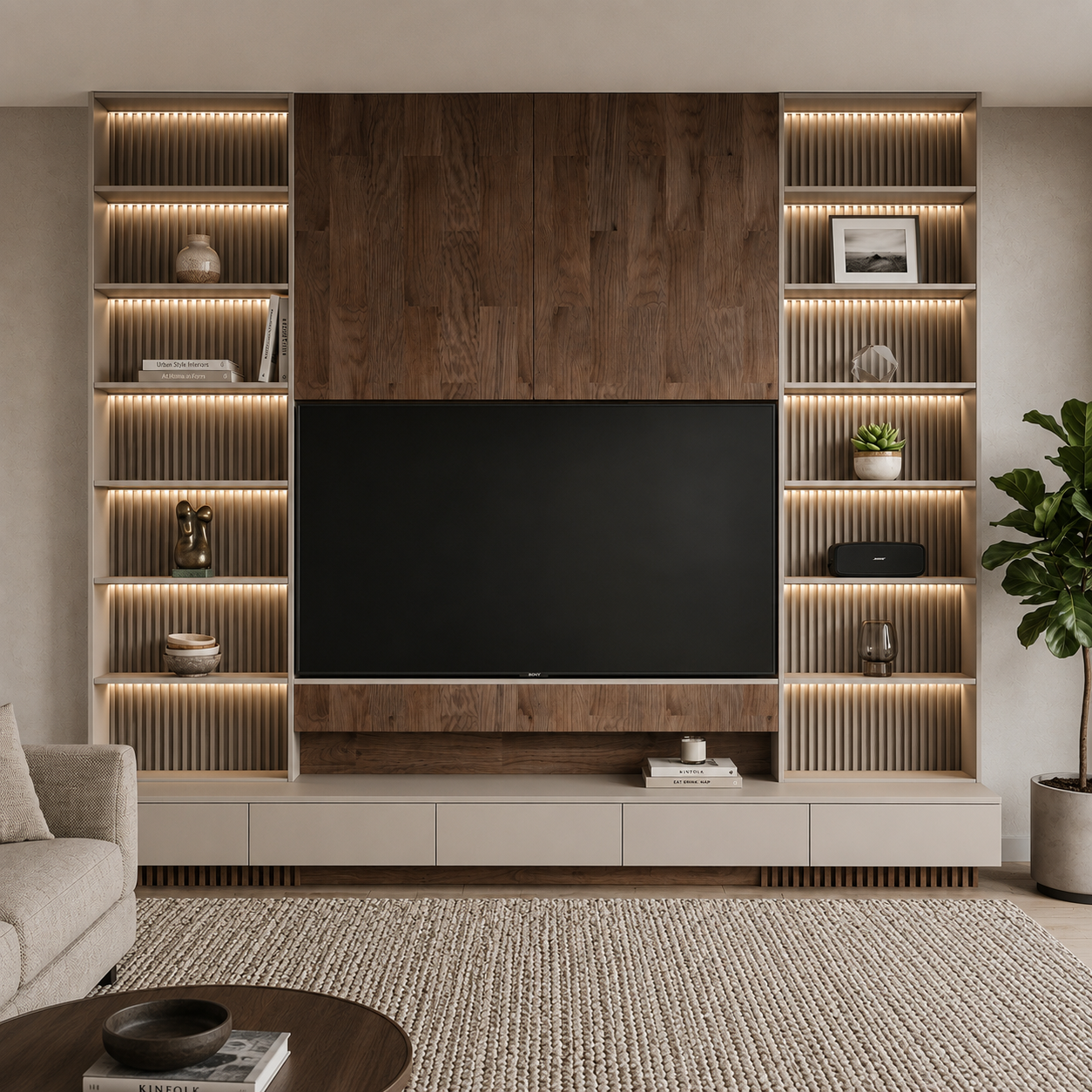 ديكور شاشة ذا لينير جريد 300*260